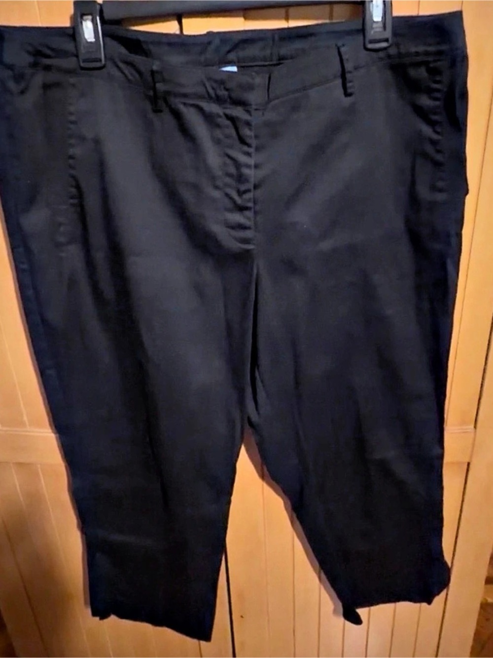 Simply Vera Vera Wang cropped Black Pants /sz 14